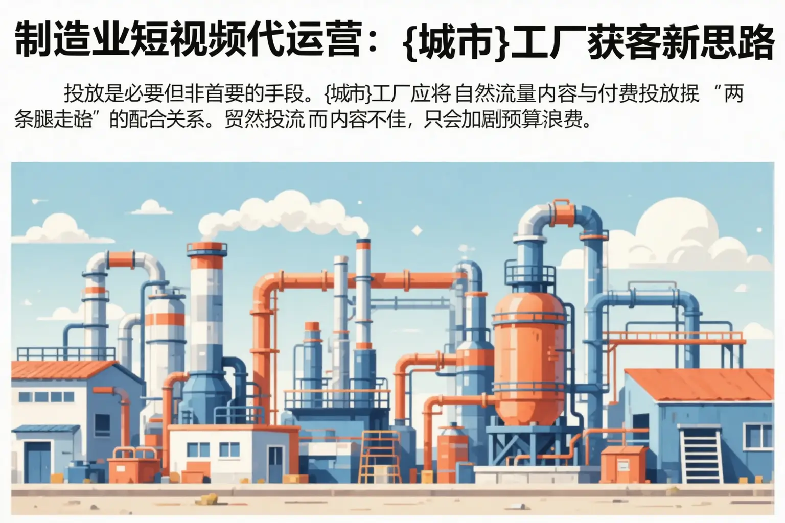 制造业短视频代运营:兴城工厂获客新思路